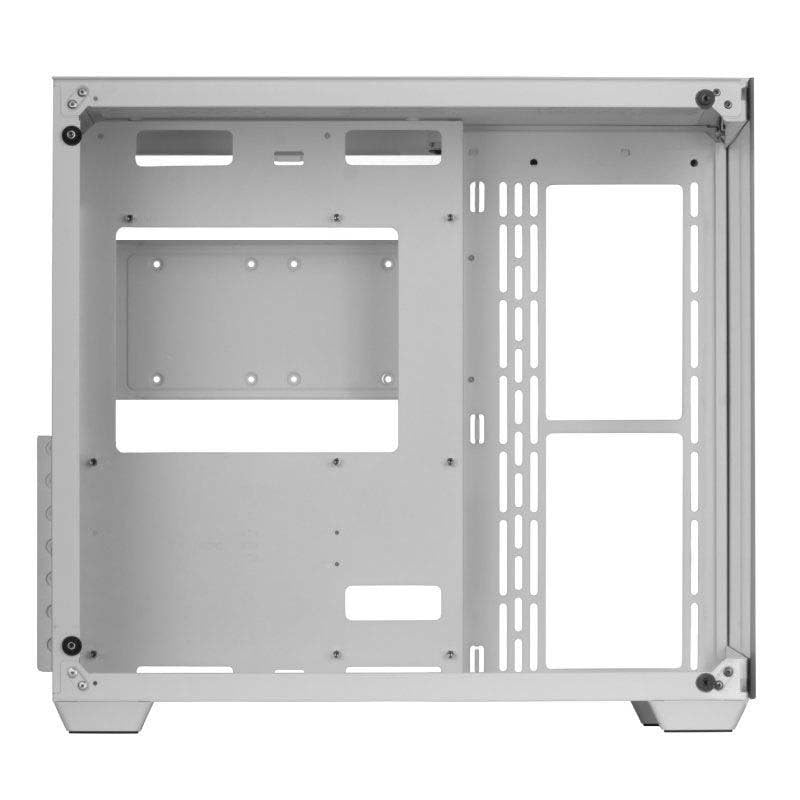 Mars Gaming MC100 ATX Gehäuse – 9cm FRGB Lüfter, Convect-Cool Belüftung, Schwarz