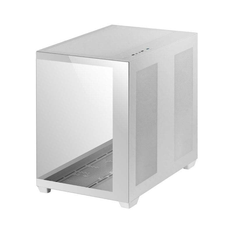 Mars Gaming MC100 ATX Gehäuse – 9cm FRGB Lüfter, Convect-Cool Belüftung, Schwarz