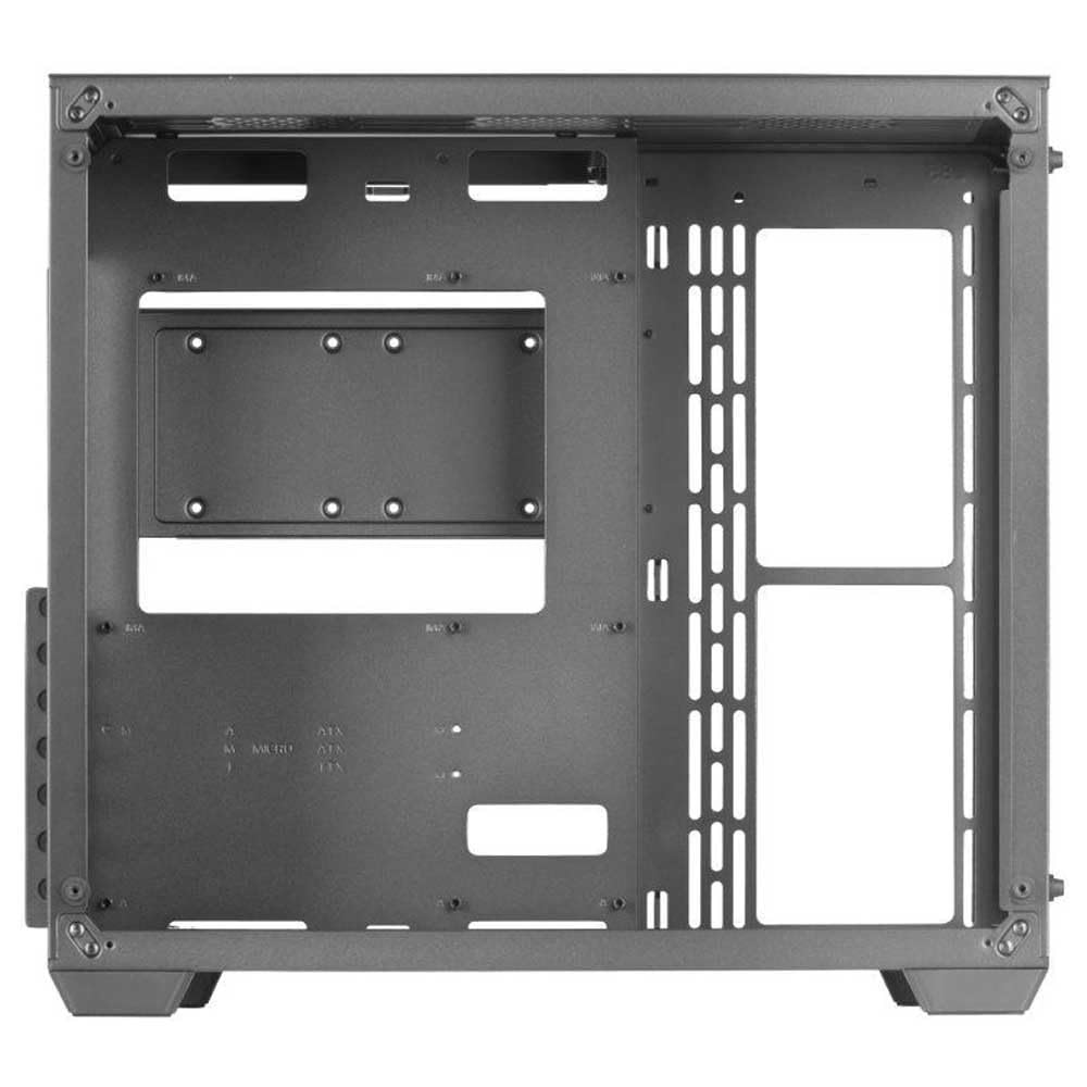 Mars Gaming MC100 ATX Gehäuse – FRGB Lüfter 9 cm, Convect-Cool Belüftung, Schwarz