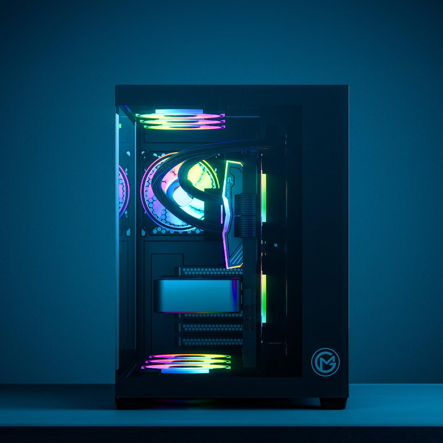 GameMachines Cube Gaming PC – i7-12700KF, RTX 5070, 32GB DDR4 RGB, 1TB SSD, Win11