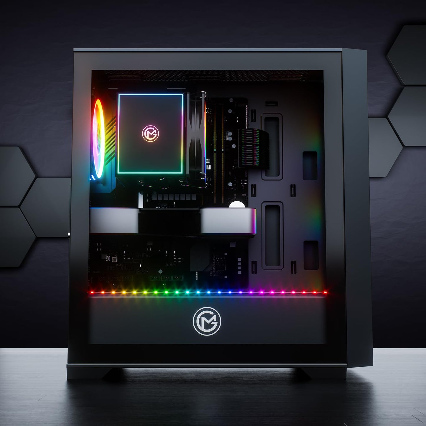 GameMachines Flow Gaming PC – Ryzen 7 5700X, RTX 5060, 32GB DDR4, 1TB SSD, Win11