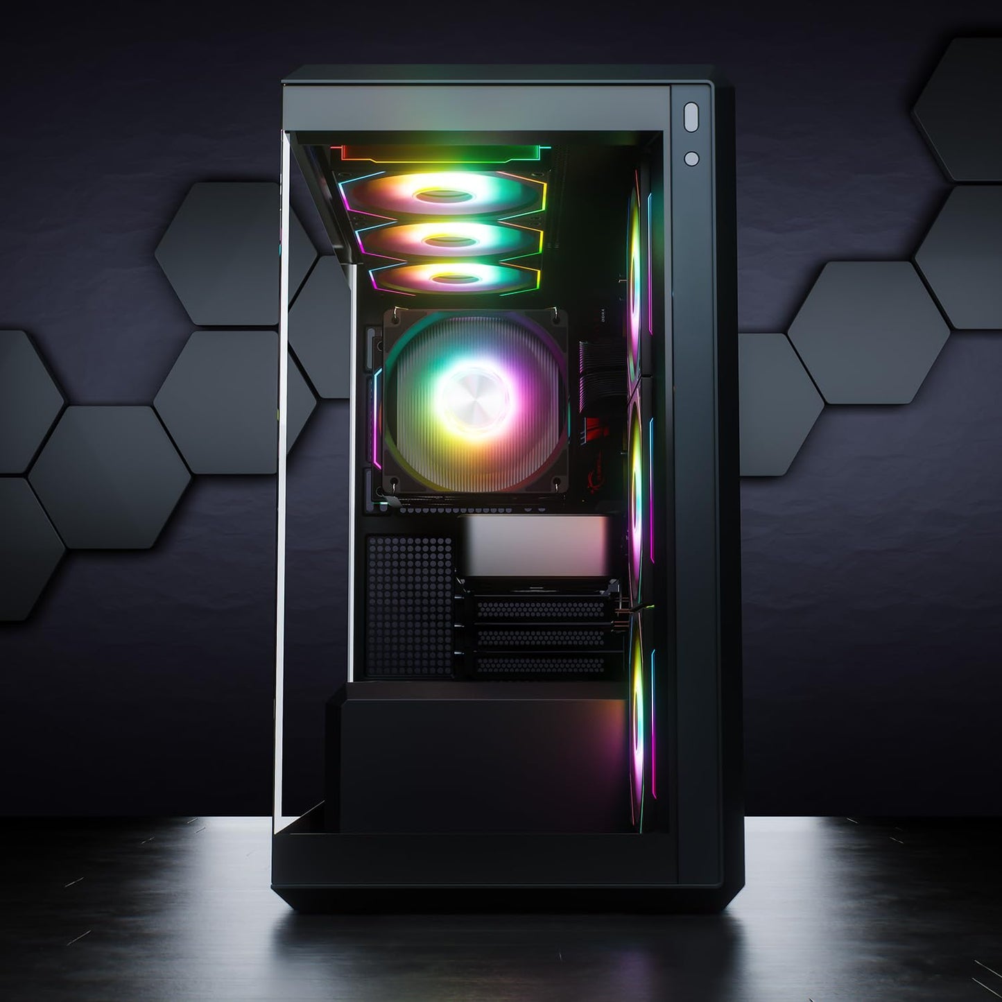 GameMachines Fury Gaming PC – Ryzen 7 5700X, RTX 5070, 32GB DDR4, 1TB SSD, Win11