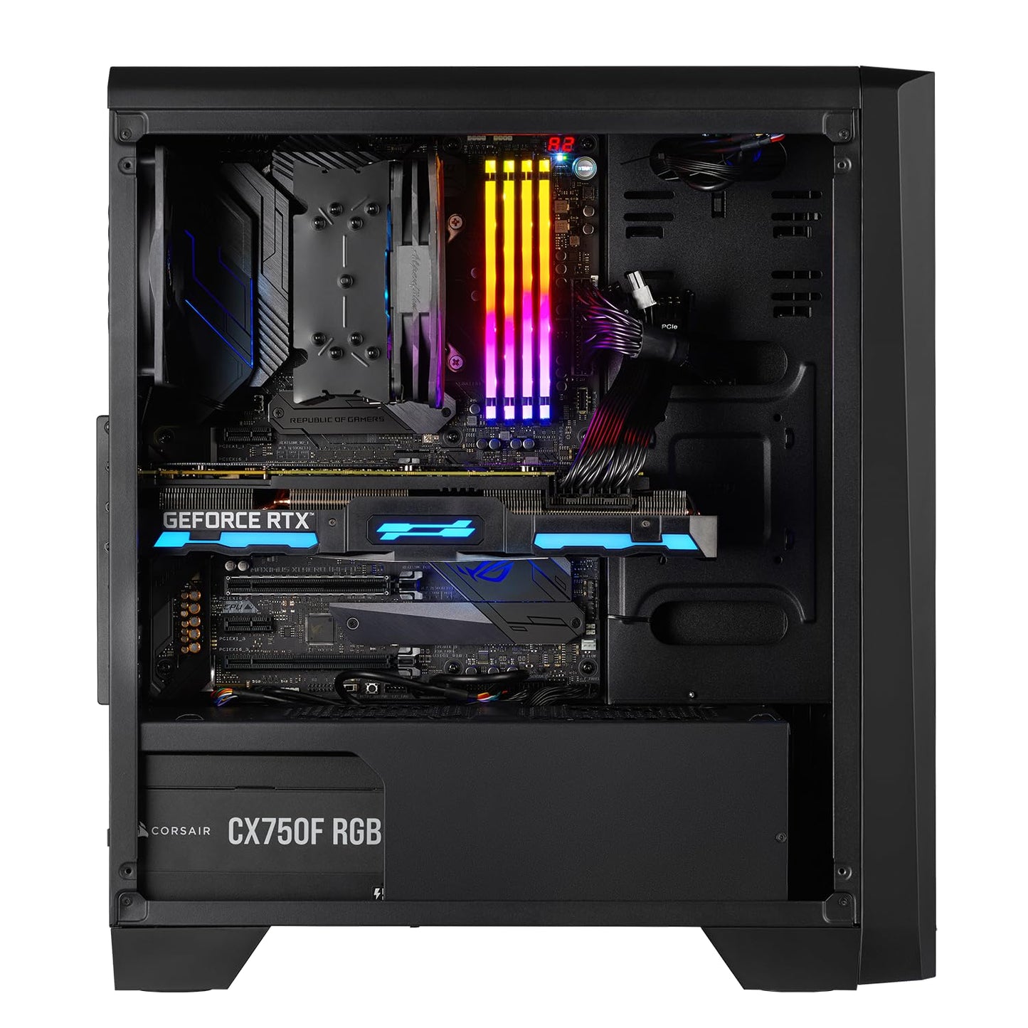 Gaming PC Ryzen 7 5700X, RTX 5050 8GB, 32GB DDR4, 1TB SSD, Win11 Pro