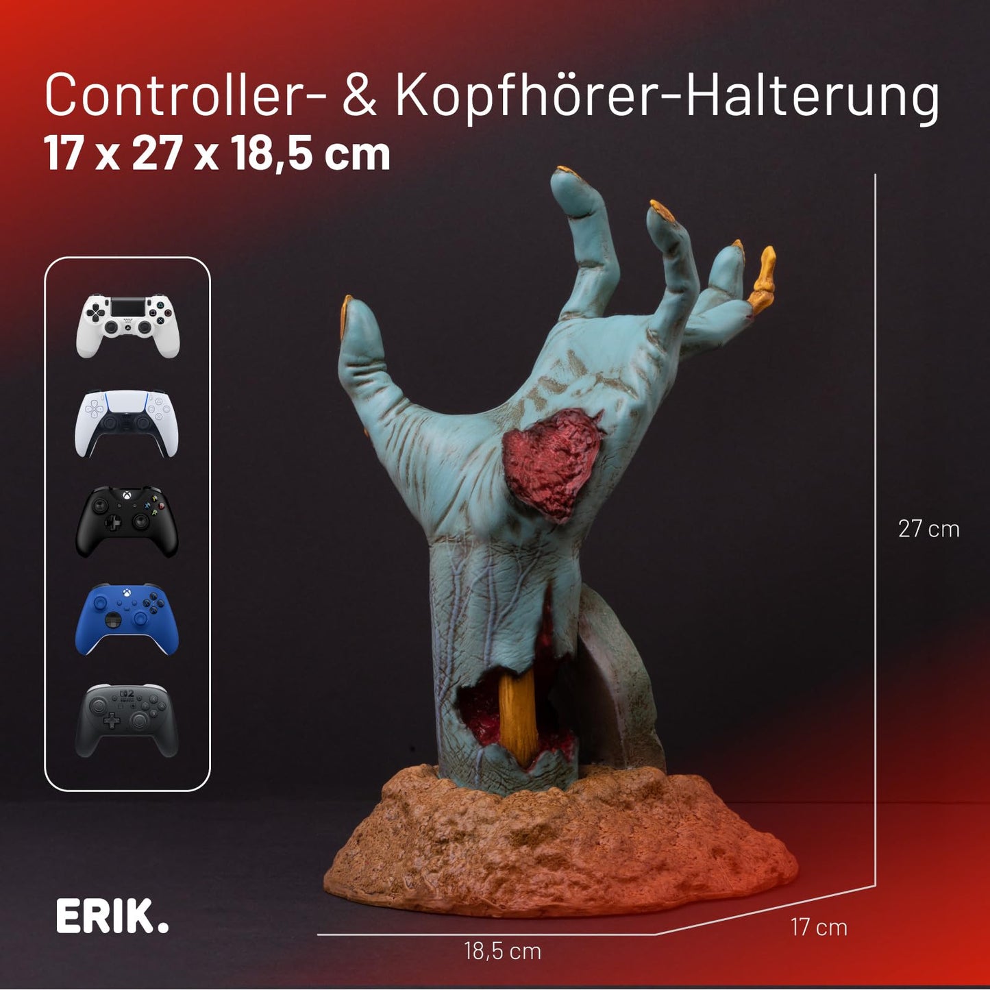 Grupo Erik Gaming Headset & Controller Halter – Ständer für PS5, Xbox, Switch