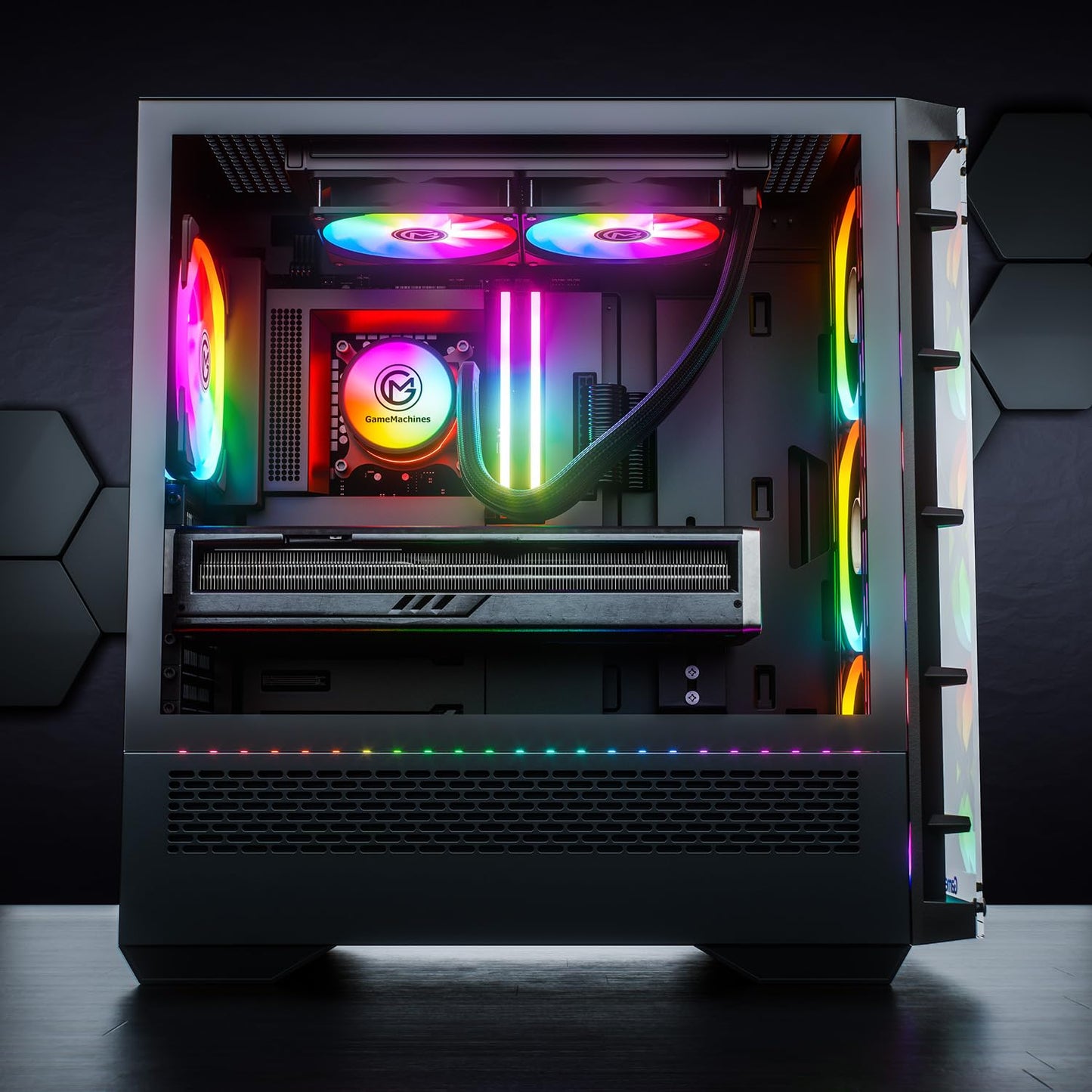 GameMachines Storm Gaming PC – i7-14700KF, RTX 5060 Ti, 32GB DDR4 RGB, 1TB SSD, Win11