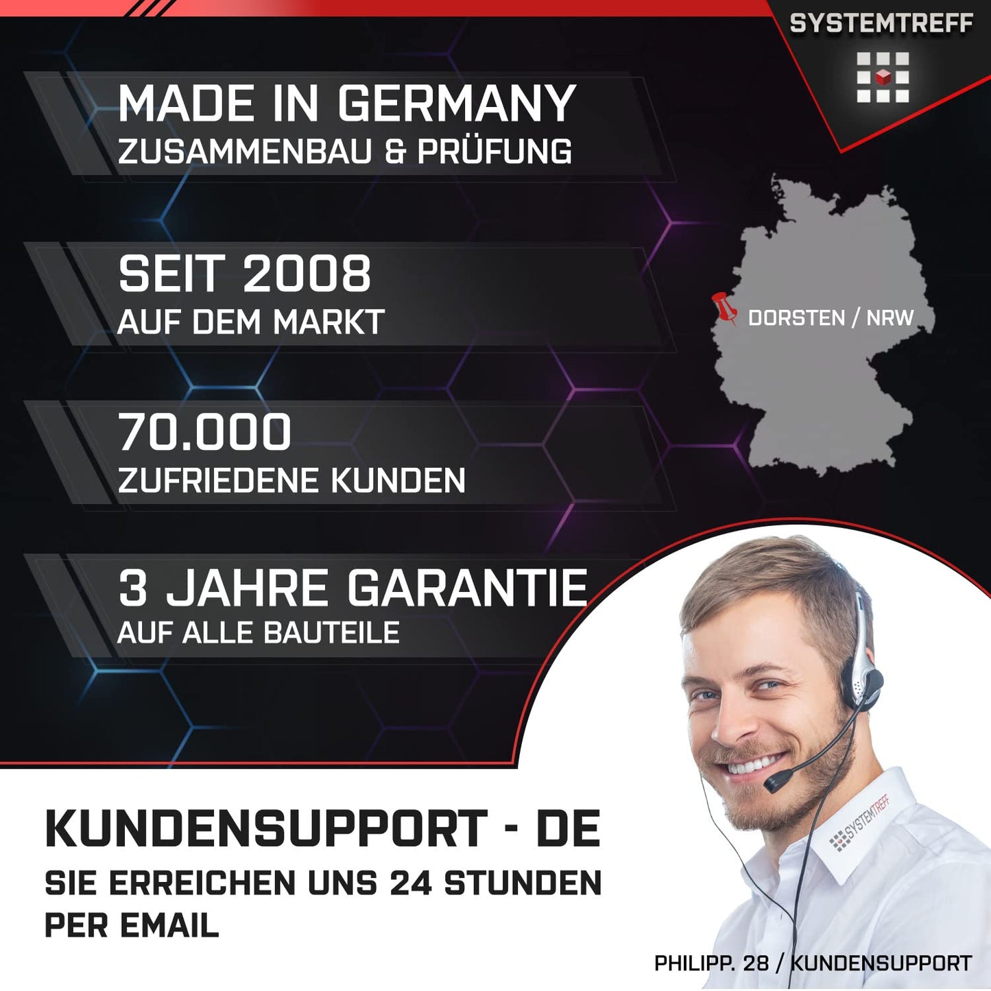SYSTEMTREFF Gaming PC Ryzen 9 5950X, RTX 5090 32GB, 32GB DDR4, 1TB SSD + 2TB HDD, Win11