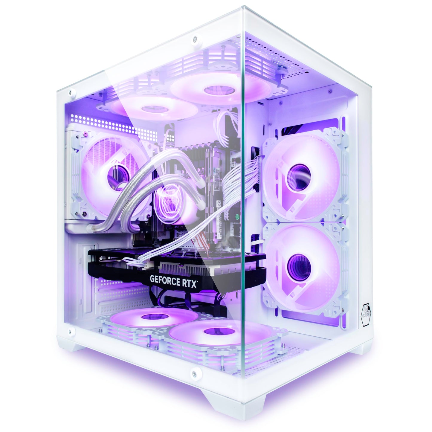 Gaming PC Venom White – Wasserkühlung, RTX 5060, 128GB RAM, 2TB SSD, WiFi, BT