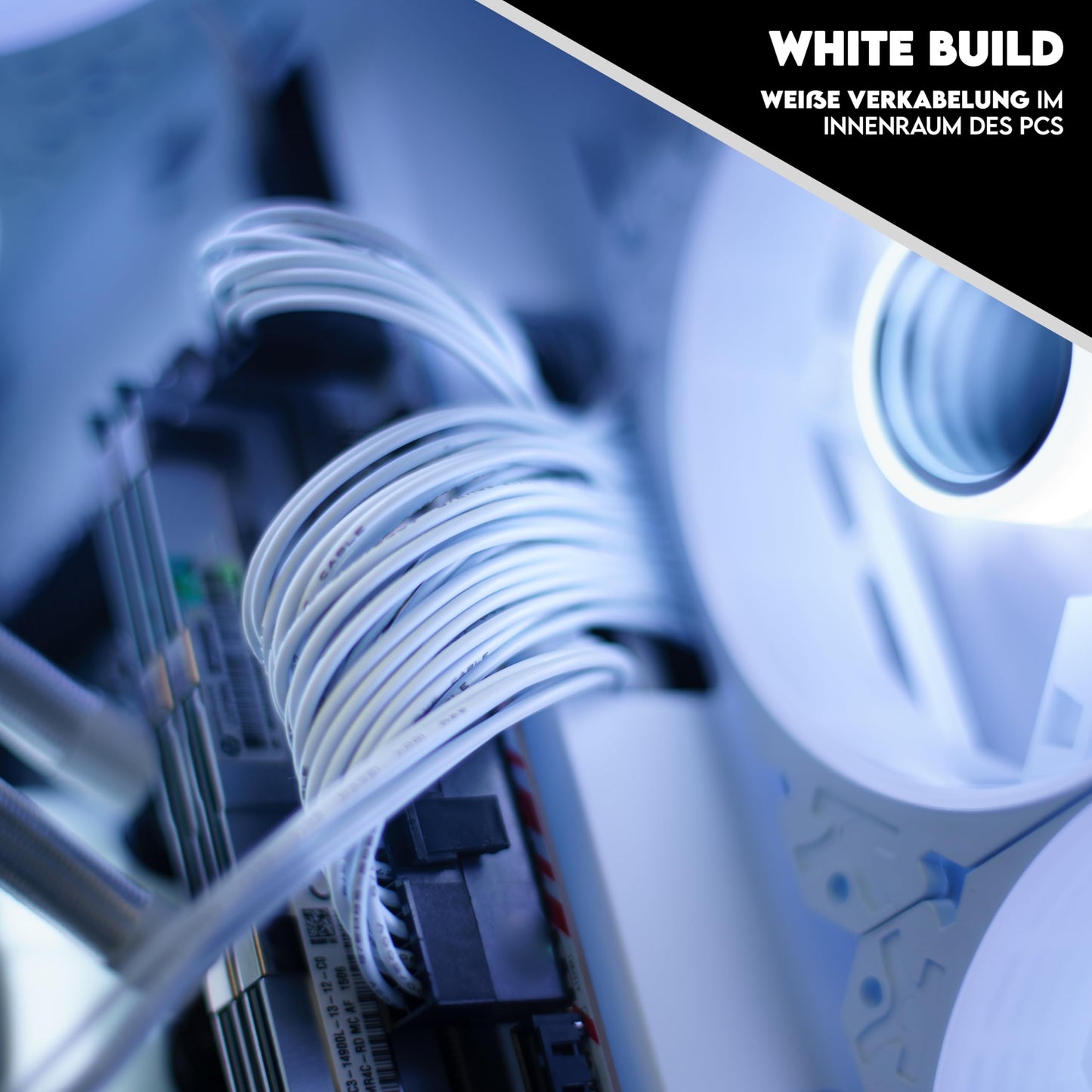 Gaming PC Venom White – Wasserkühlung, RTX 5060, 128GB RAM, 2TB SSD, WiFi, BT