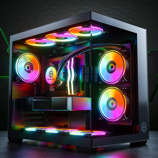 GameMachines Cube Gaming PC – i7-12700KF, RTX 5070, 32GB DDR4 RGB, 1TB SSD, Win11